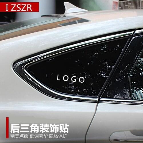 PC / Stainless Steel Material Triangle Of Window Protective Sticker /Film For Ford Mondeo 2013 -2017 Z2EA293