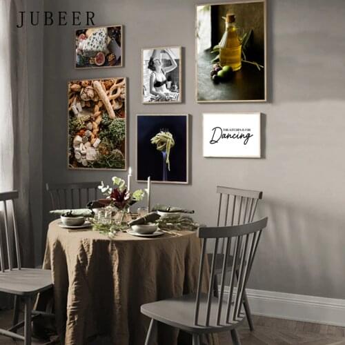 Food Posters and Prints Fruit vegetable Canvas Painting dinner Wall Art Picture Kitchen Dining Room Restaurant Decor poster