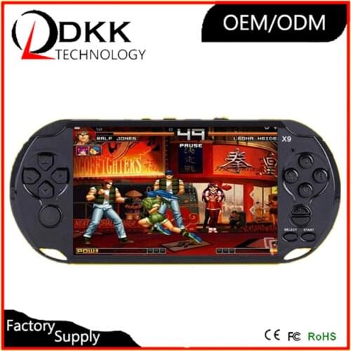 New Arrival big 5 inch screen handheld game console portable with hundreds free different games for GBA NES games TV out