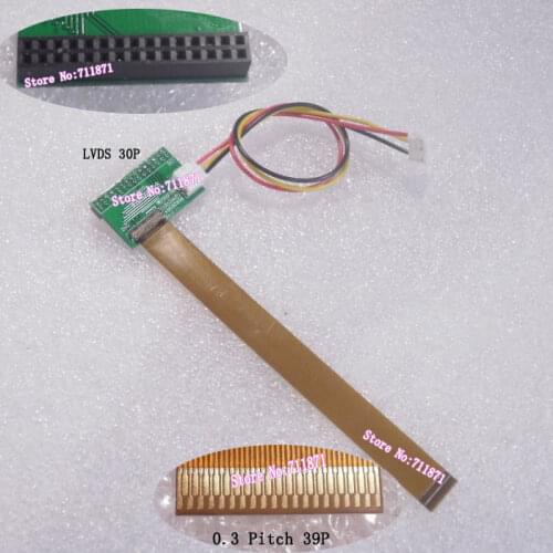 Spacing 0.3mm 39P FFC FPC N070ICG-LD1 TM070JDHP01 LVDS Adapter Plate 0.3 Pitch 39P FPC LVDS Conversion board 7 inch 39P FFC LVDS