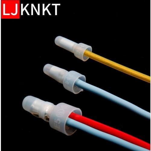 1000pcs Closed End Wire Connectors Nylon Crimp Caps Crimp Closed Line Splice connector terminator volume mass Splice Terminals