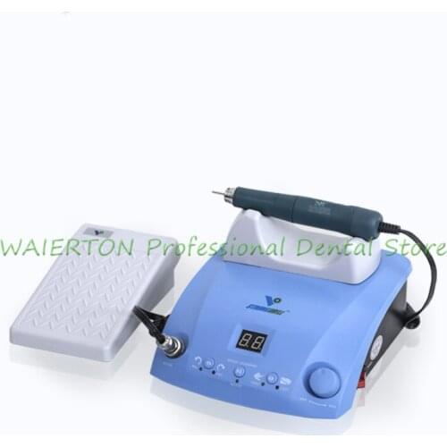 50,000 rpm dental lab micromotor brushless jewelry speed by foot pedal dental laboratory with handpiece