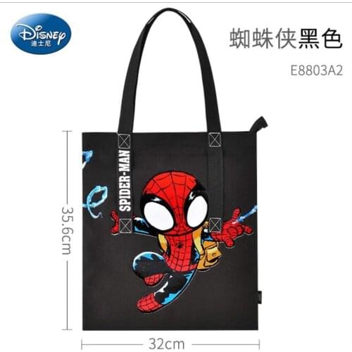 Disney Marvel Spider man handbag pendant primary school student tuition package remedial class book handbag portable handbag