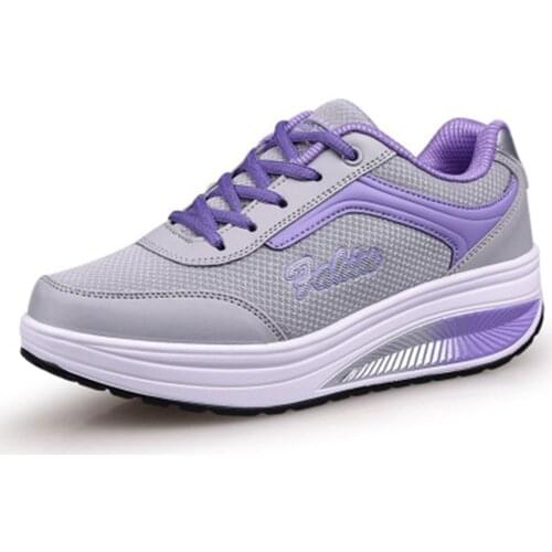 Womens Sneakers Mesh(Air Mesh) Flat Platform Casual Platform Shoes Sports Breathable Shoes Womens Loafers