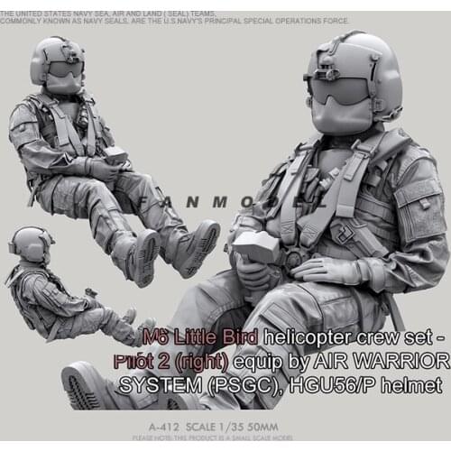 1/35 Resin model kits DIY toy soldier self-assembled A-412