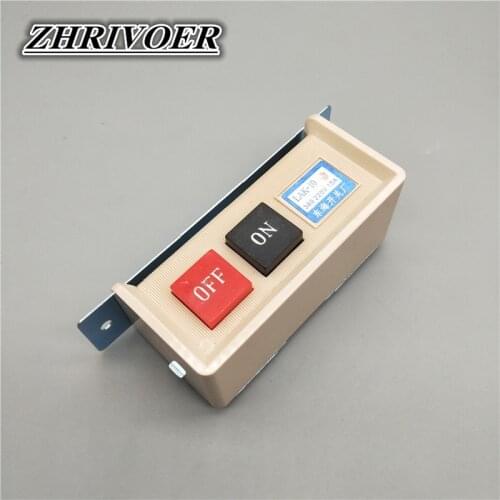 1Pcs LAK-10 ON/OFF Start Stop Flush Mounted Push Button Switch AC 380/220V 10A Sewing Machine Switch