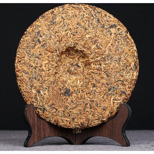 2020 Year AAAA Organic Yunnan Golden Buds Dian Hong Black Chinese Tea Cake 357g DIANHONG