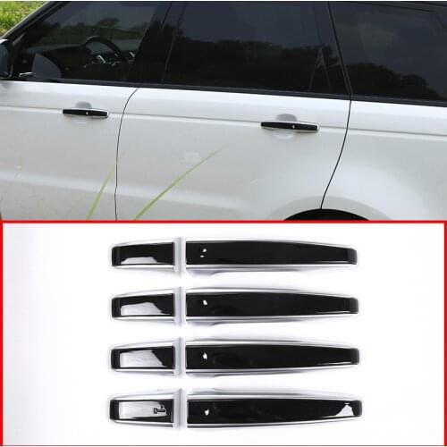 8pcs Car Door Handle Trims For Land Rover Discovery Sport LR5 Range Rover Sport Evoque Vogue LR405 RRSport Replacement Parts LHD
