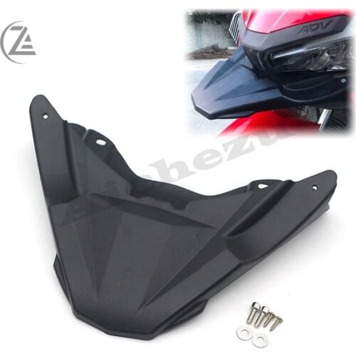 ACZ Front Wheel Hugger Fender Cover Beak Nose Fairing Cone Extension Cowl Guard Black For HONDA ADV150 2019 2020