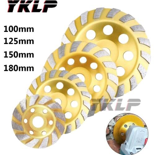 100/125/150/180mm Diamond Segment Grinding Wheel Cup Cutting Disc for Marble Concrete Masonry Stone Diamond Grinding Wheel