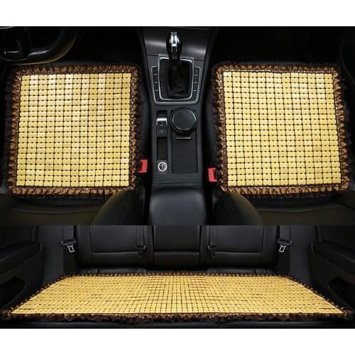 Car seat covers Seat Cushions Heat Insulation Breathable Cooling Mat Chair Cushion Suitable for Home Office Car Bamboo car mat