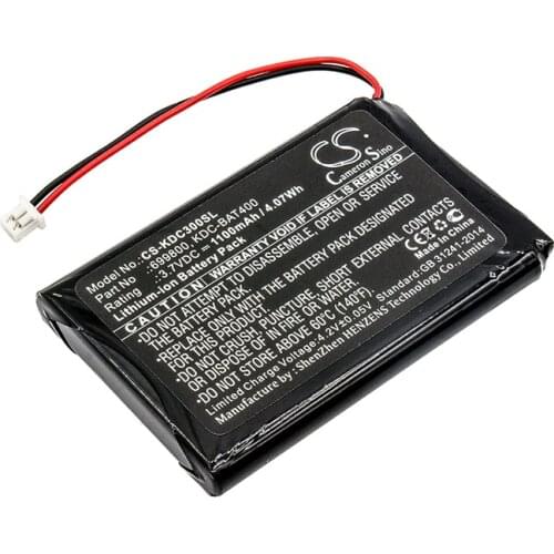 Cameron Sino 1100mah battery for KOAMTAC KDC30 KDC350 KDC350R2 KDC400 KDC410 KDC411 KDC420 KDC421 KDC450 KDC-BAT400 KDCSPB1200