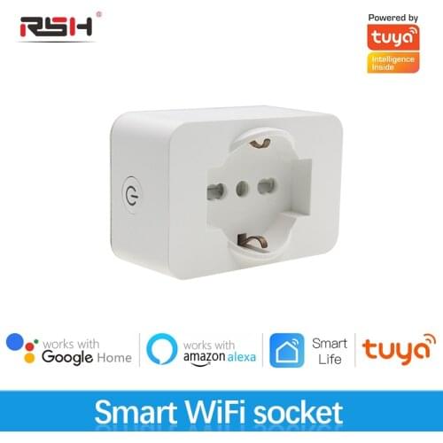 Italien Standard Smart Stecker WiFi Buchse 16A Power Monitor Timing Funktion APP Control Buchse Outlet Arbeitet Mit Alexa Google
