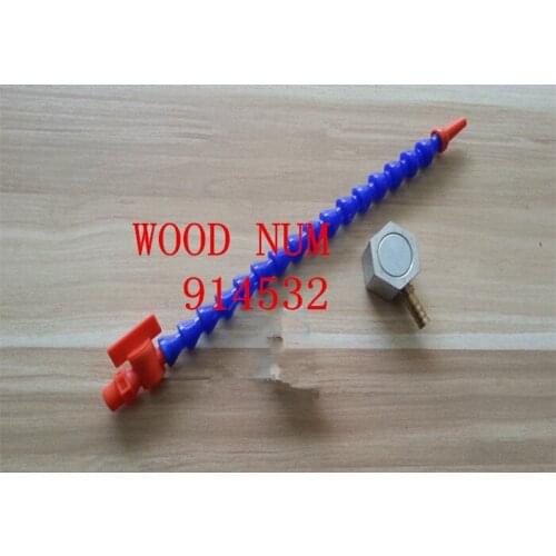 10PCS G1/2-300mm Round head Water Cooling Tube Pipe Coolant Oil Pipe with Switch Magnet Pedestal