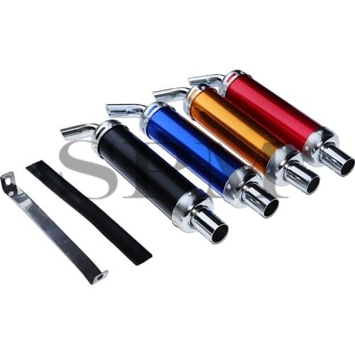 Cross-country motorcycle 110 125 aluminum alloy thin exhaust pipe silencing mute suitable for small high racing