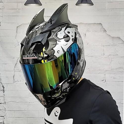 Full face Motorcycle Helmets Double Lens Racing Safety mountain helmet Moto Helmet moto cross casco casque capacete DOT