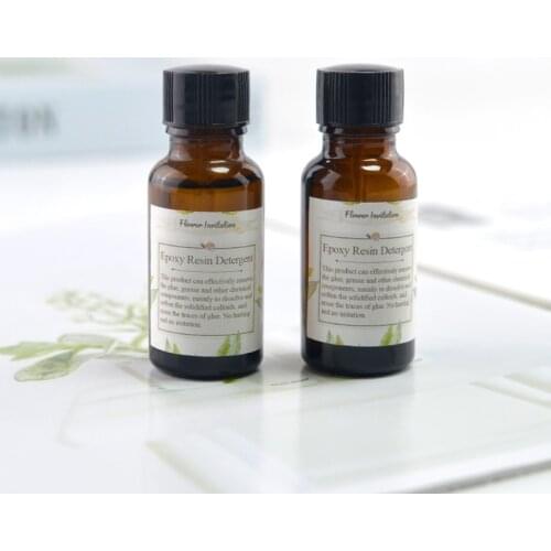 20ml Epoxy Resin Detergent Clean UV Resin Pigment Remover Natural Food Contact Safe Glue Soften Silicone Mold Protector