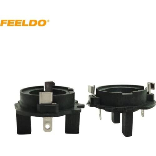 FEELDO 10Pcs Car Bulbs Socket Conversion Adapter For VW Jetta/Golf5/GIT/Rabbit/MK5 H7 HID Bulb Adapter Holder(Type A)