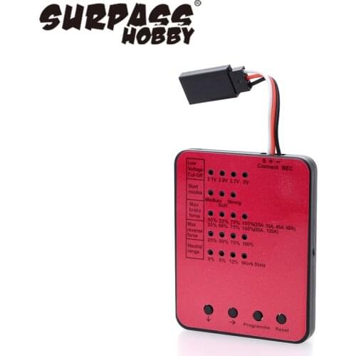 SURPASSHOBBY KK ESC Series LED Programing Card for RC Car 25/35/45/60A/80A/120A/150A ESC Electronic Speed Controller