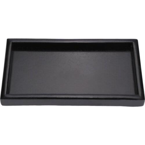 Rectangle Shape Solid Wood Tea Coffee Snack Food Meals Serving Tray Plate Restaurant Trays Storage Organizer