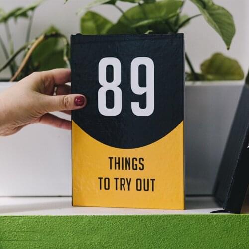Original Bandage design 89 things to try out workbook Notebook Self-discipline Handbook Efficiency Manual 89 practical plan Gift
