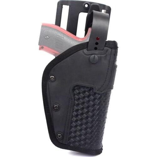 ROCOTACTICAL Basketweave Universal Gun Holster Right Hand, Fits All Medium/Large Handguns, Tactical Belt Pistol Holster