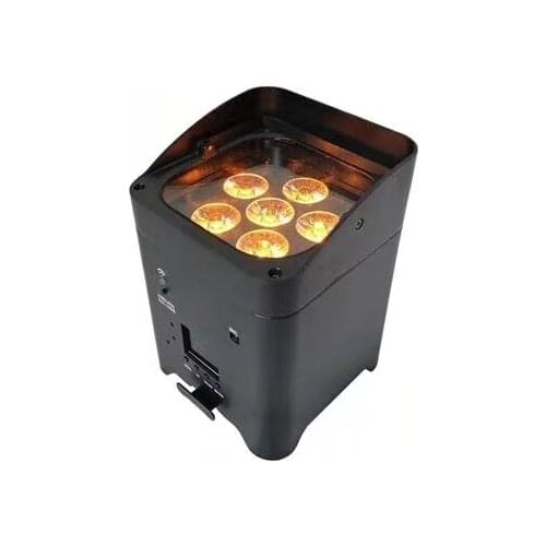 Stage LED lamp 6*18w RGBWA plus UV 6 in 1 Wireless Battery Led Stage Up Par Light with wifi mode control