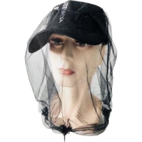 Outdoor Survival Anti Mosquito Bug Bee Insect Mesh Hat Head Face Protect Net Cover Travel for Camping Protector Camping Equipmen