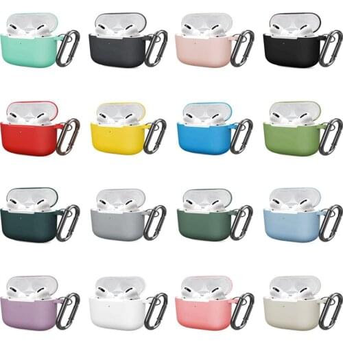 Anti-lost Silicone Cover Case For apple Airpods Pro Case Bluetooth Case for airpod 3 For Air Pods Pro Earphone Accessories skin