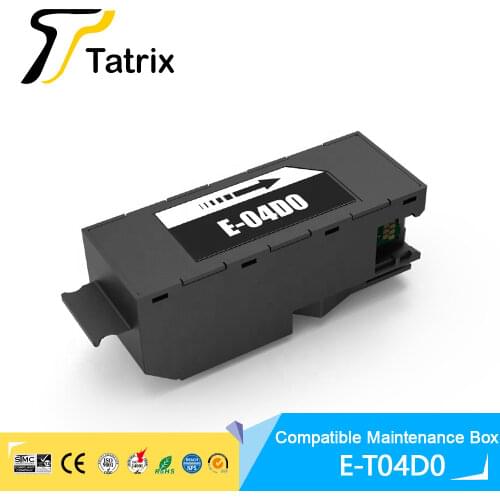 Compatible T04D0 (C13T04D000) for epson use in EcoTank ET-7700 / ET-7750 / L7188 printer Ink Maintenance Box Waste ink tank