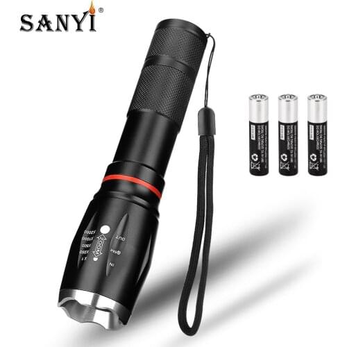 LED Tactical Flashlight XML T6 COB Zoomable Focus Torch 18650 Rechargeable Work Light Magnetic Camping Lantern Led Flashlights