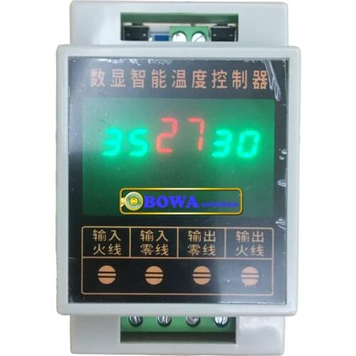 Microcomputer temperature control integrate refrigeration system functions, buttons and gasket integrated in front panel