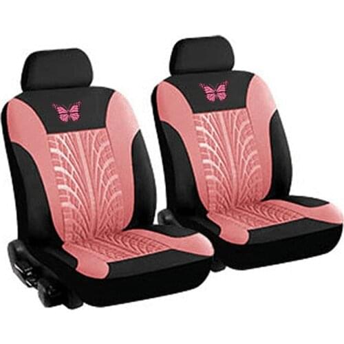 General Front/rear Car Seat Covers Breathable 3D Butterfly Prints Seat Covers Cushion For Car Decoration Red Blue Pink Gray