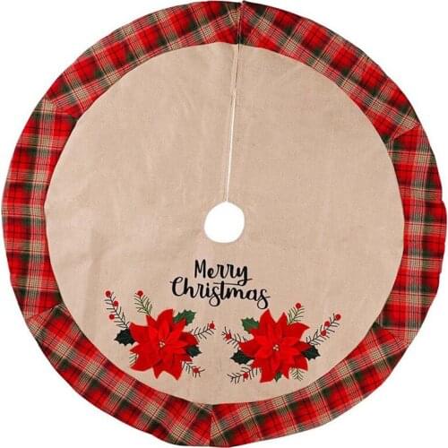 Christmas Tree Skirt Carpet Merry Christmas New Year Decorations Xmas Decoration Tree Skirt Ornaments Festive Party Supplies