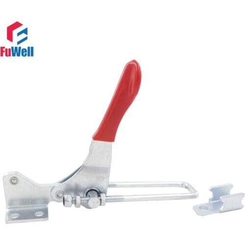 3pcs GH-40334 Hand Tool Toggle Clamps 450KG Holding Capacity Door Latch Quick Release Fixture Clamp Latch