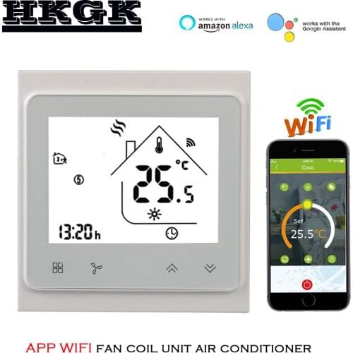 4p cooling/heating wifi thermostat room temperature control for Central air conditioning
