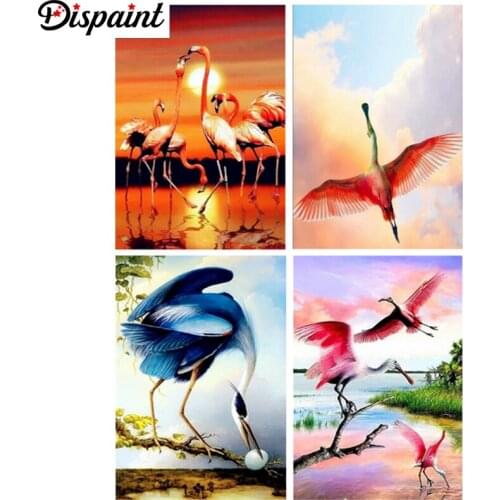 Dispaint Diamond Painting Full Square/Round Drill 5D DIY "Animal bird scenery" Daimond Embroidery Rhinestone Cross Stitch Decor