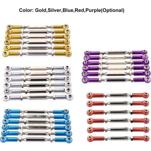 Aluminum Turnbuckle Rod Linkage Steering Rods For RC 1/10 1/8 Redcat HSP ZD Racing HPI HOBAO Monster Truck