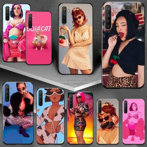 PENGHUWAN Doja Cat TPU black Phone Case Cover Hull For OPPO Realme 5 3 2 Pro F7 F9 F11 F3 RENO Cover