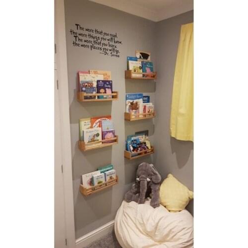 Child Bookshelf Bookcase Montessori 50 Cm 3 PCS/SET High quality Kids Room Library Furniture Wooden Baby