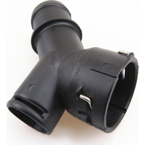 FHAWKEYEQ 2.0 Engine Radiator Cooling Water Pipe Connector For VW Caddy Eos CC Jetta Passat A3 S3 Seat 1K0 122 291AE 1K0122291AE
