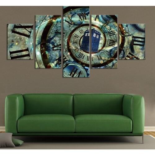 Canvas painting picture Doctor Who Tardis Time Machine poster living room wall decoration painting prints wall art