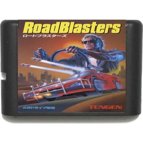 Road Blasters 16 bit MD Game Card For Sega Mega Drive For Genesis