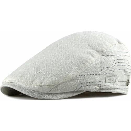 2021 Cotton Spring Summer fashion joker solid color Newsboy Caps Flat Peaked Cap Men and Women Painter Beret Hats 126