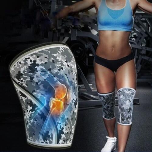 Compression Knee Sleeves 7mm Thicken Neoprene Knee Pads for at-Home Workout Support for Exercise Crossfit Training Weightlifting