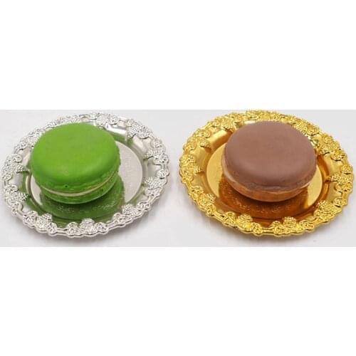 10cm round small metal dish plate cake pans dessert plate cup coaster dish plate sets for party birthday wedding decoration