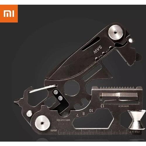 Xiaomi Multifunctional Mini EDC Tool with Mirror Surface 28 Functions Set in One High Hardness and Wear Resistance