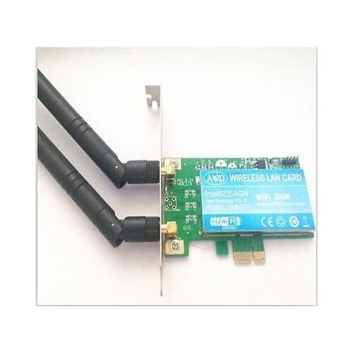 Desktop PCIe Adapter for intel 6235 6235AN hmw Antenna Dual Band WiFi Wireless bluetooth 4.0 PCI-e