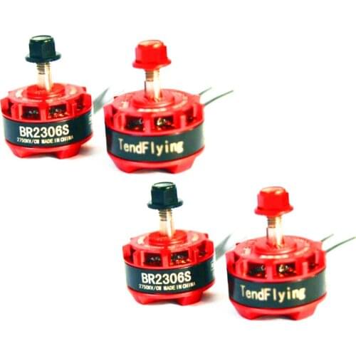 New Arrival 4pcsTendFlying Racing Edition BR2306S 2400k/2750KV 2-4S Brushless Motor For FPV Racing Frame