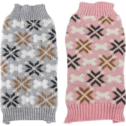 Pet Clothes Winter Warm Dog Knitted Sweaters Clothing Pet Chihuahua Yorkshire Outfits Dog Outfits Suitable For Small Medium Dogs